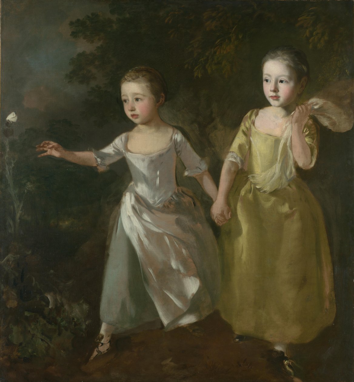 Córki malarza na polowaniu na motyle autorstwa Thomas Gainsborough