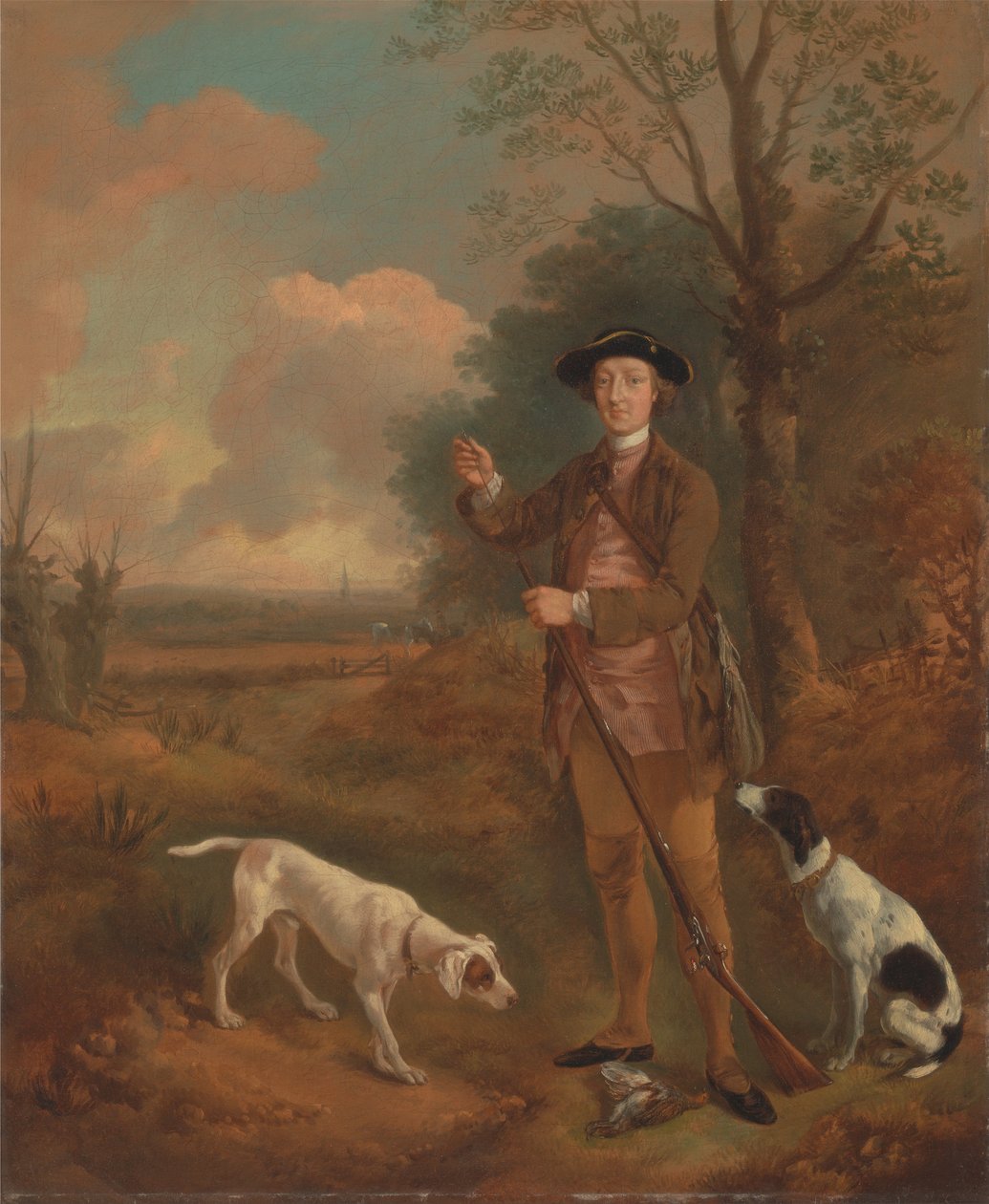Major John Dade z Tannington, Suffolk autorstwa Thomas Gainsborough