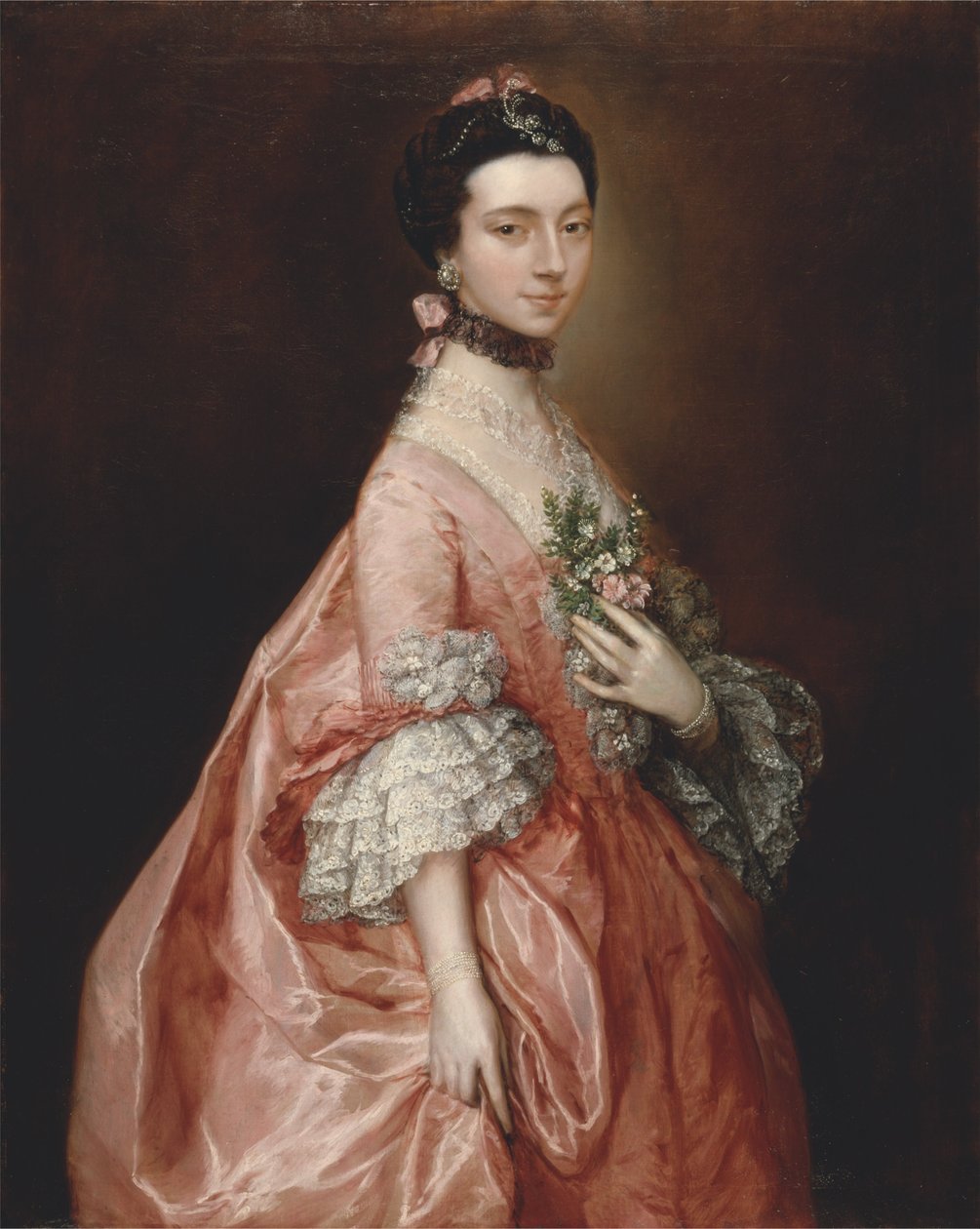 Mary Little, późniejsza Lady Carr autorstwa Thomas Gainsborough