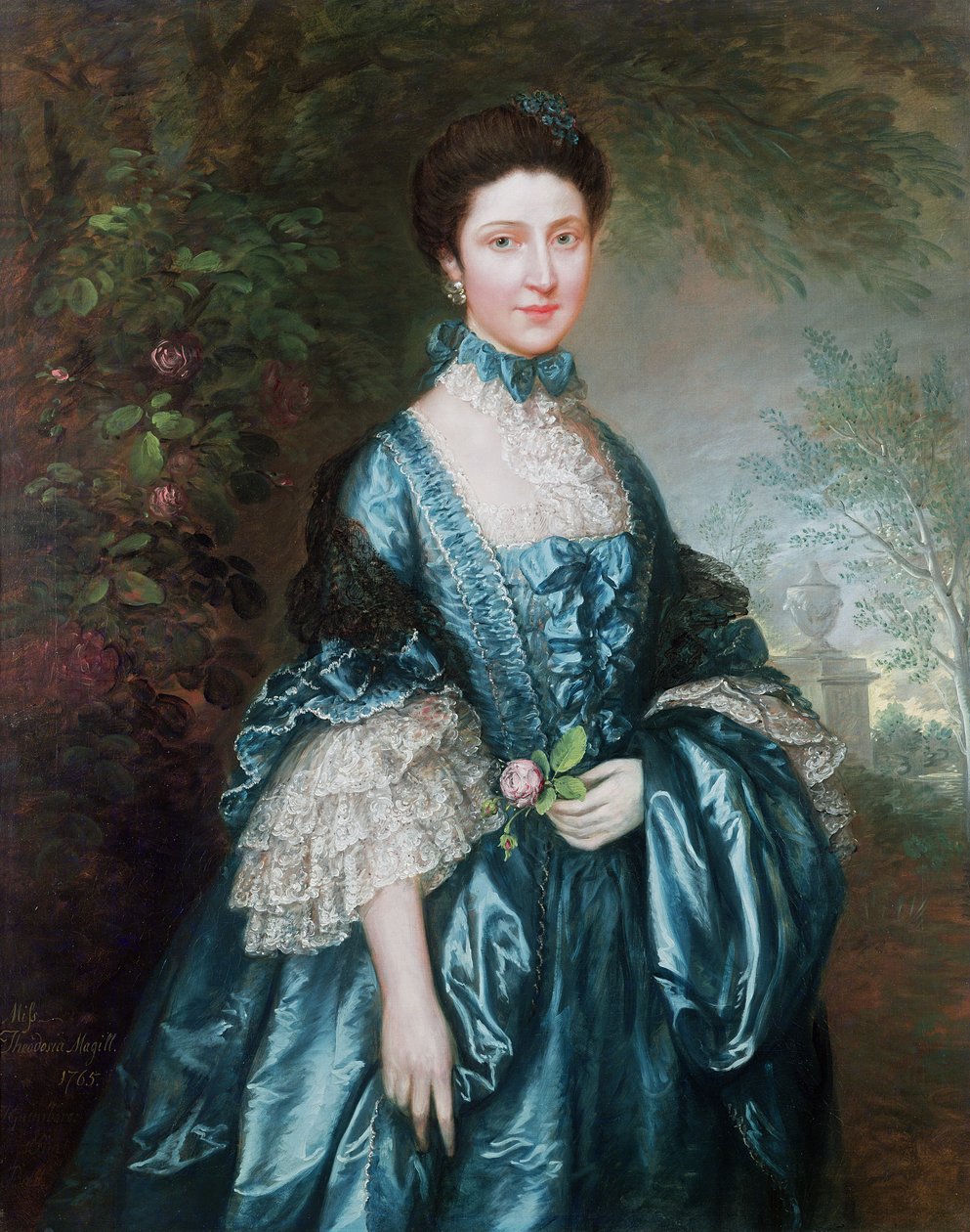 Panna Theodosia Magill, hrabina Clanwilliam (zm. 1817), 1765 autorstwa Thomas Gainsborough