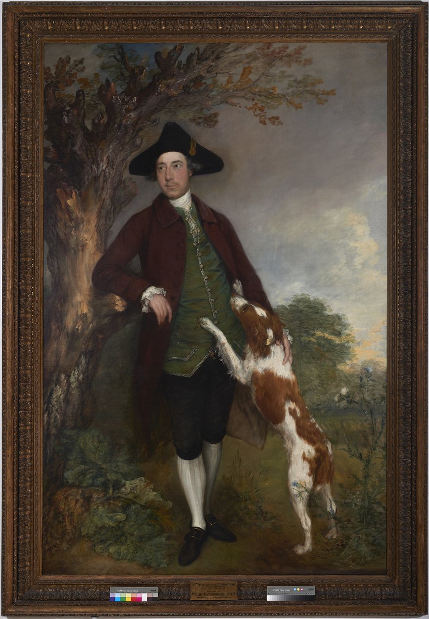 Portret George Venables Vernon, 2. Lord Vernon, 1767 autorstwa Thomas Gainsborough
