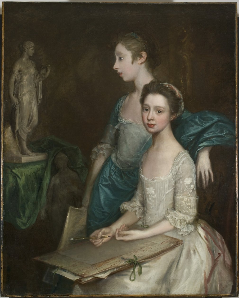 Portret córek artystek, ok. 1763-64 autorstwa Thomas Gainsborough
