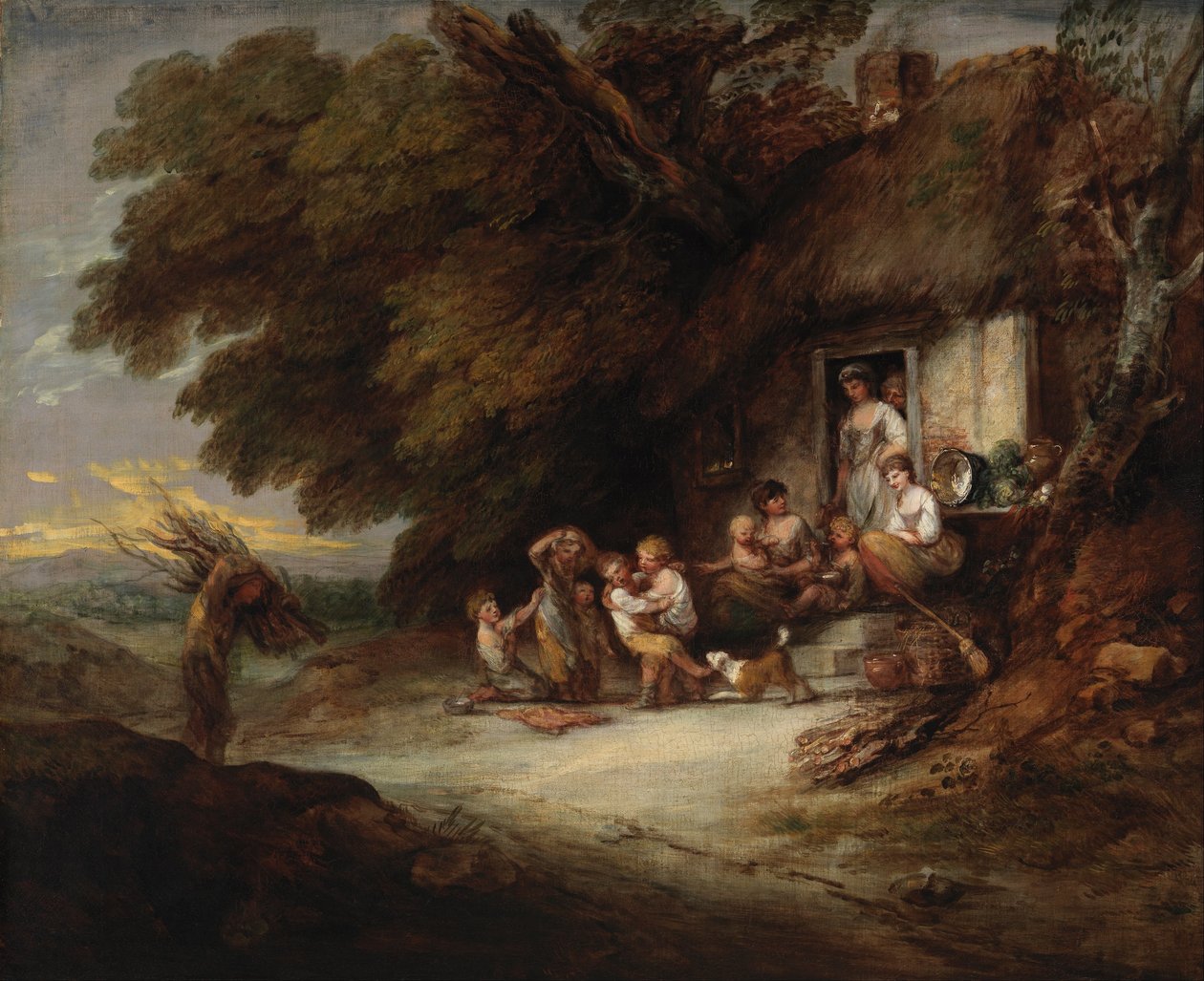 Drzwi domku autorstwa Thomas Gainsborough