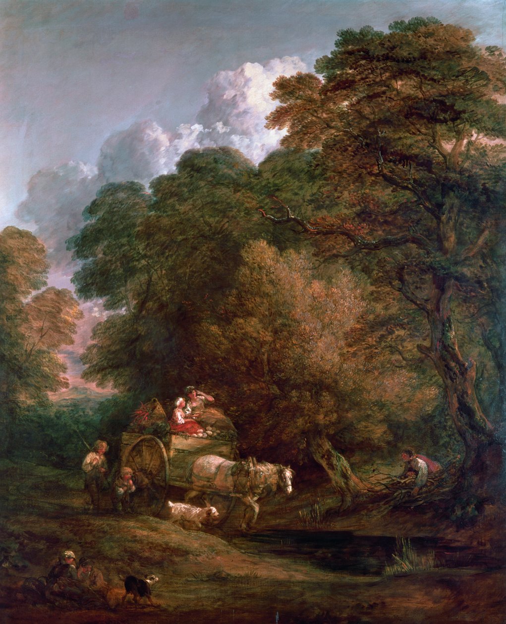 Wózek na targ, 1786 autorstwa Thomas Gainsborough