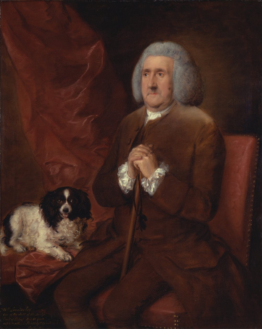 William Lowndes, audytor Jego Królewskiej Mości Sądu Skarbowego autorstwa Thomas Gainsborough
