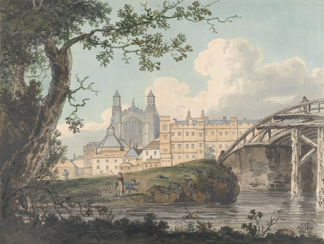 Eton College z Datchet Road autorstwa Thomas Girtin