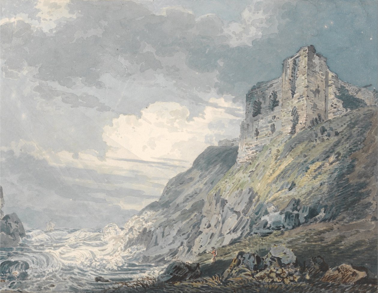 Zamek Findlater, Banff autorstwa Thomas Girtin
