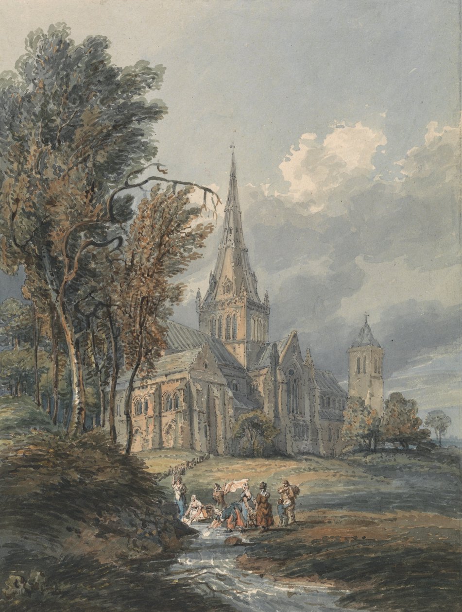 Katedra w Glasgow autorstwa Thomas Girtin