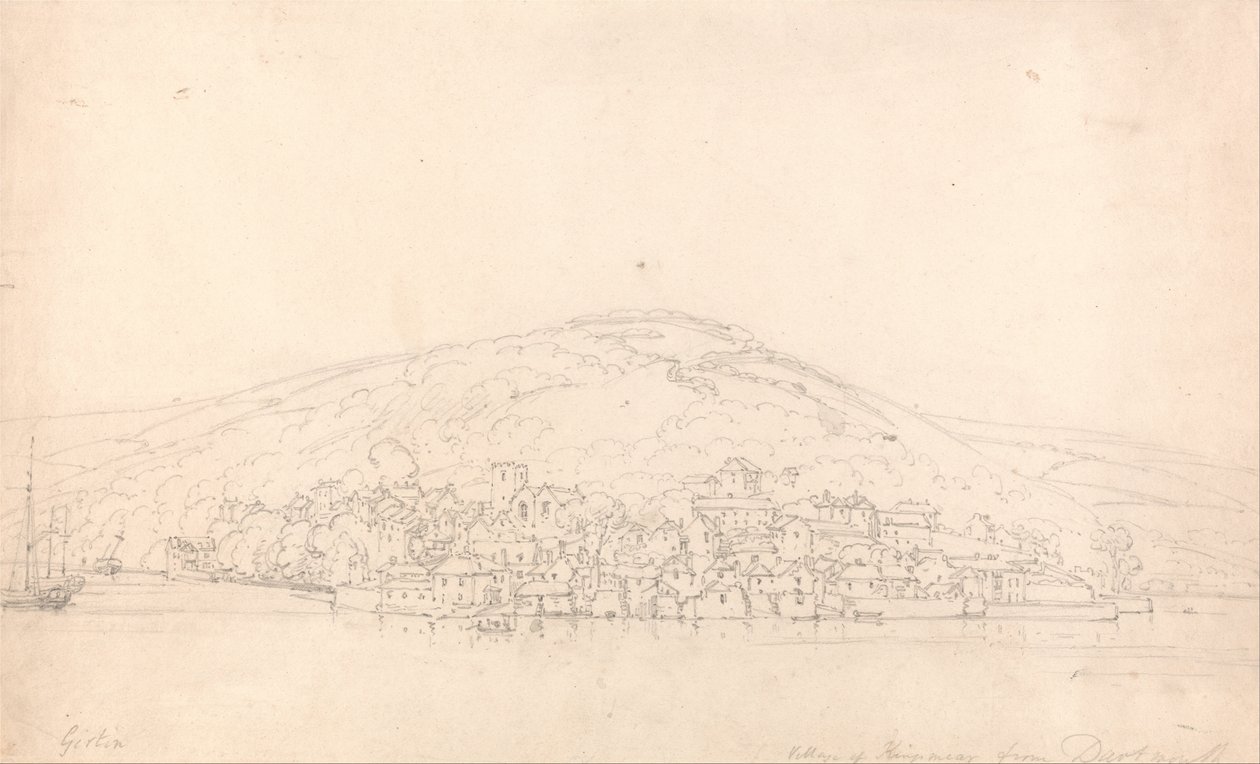 Widok Kingswear z Dartmouth, Devon autorstwa Thomas Girtin