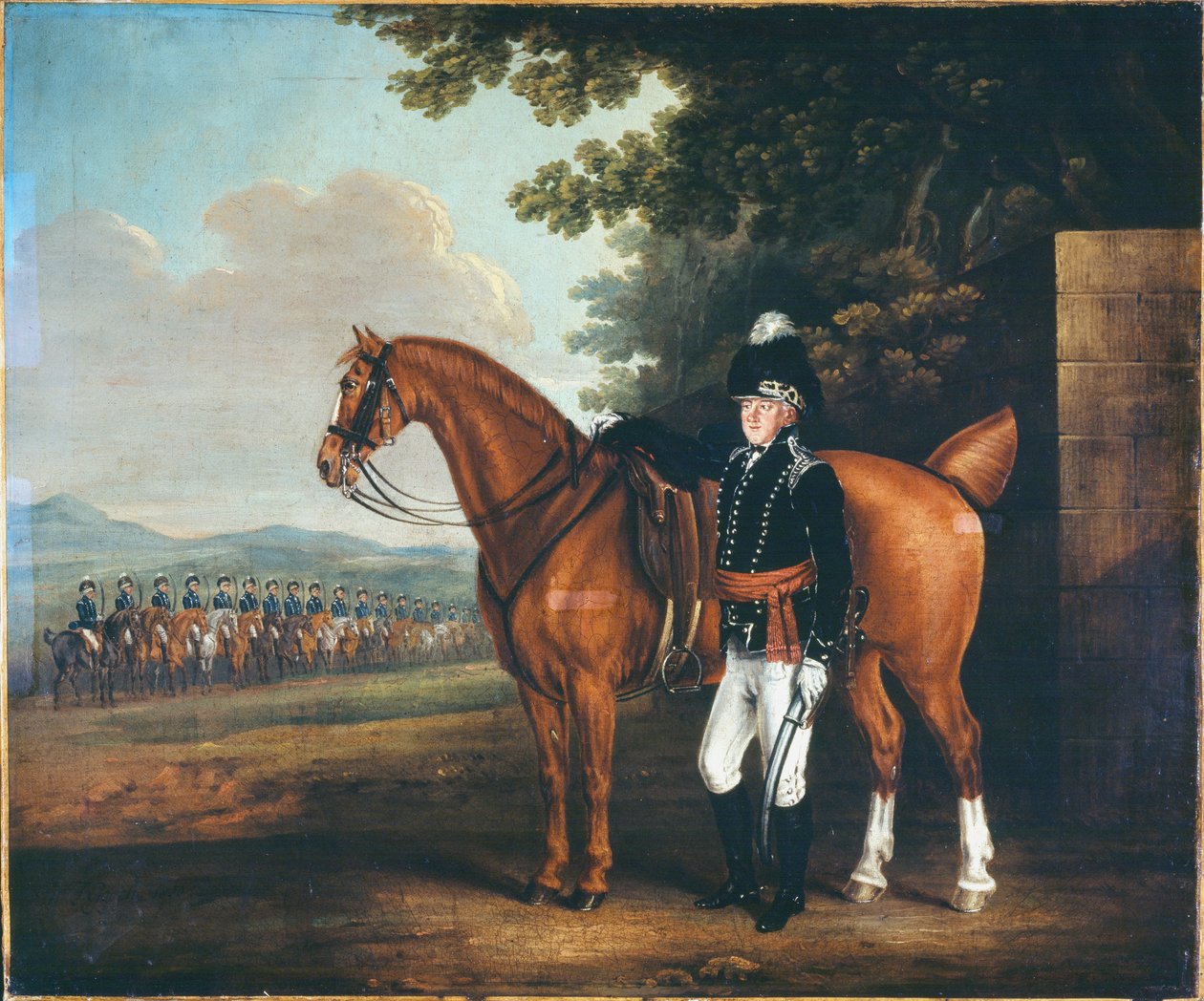 Pułkownik Thomas Cooper Everitt, 1800 autorstwa Thomas Gooch