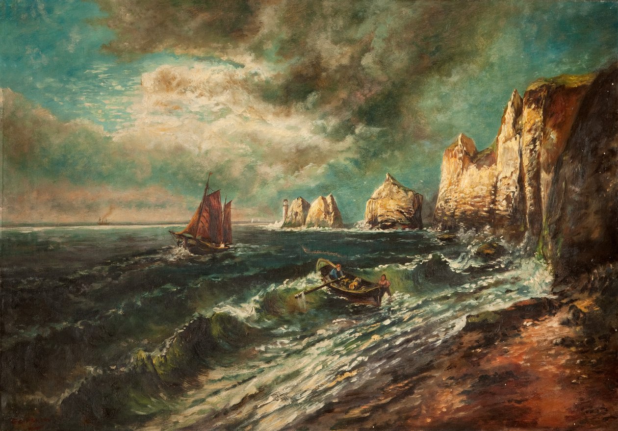 The Needles, Isle of Wight autorstwa Thomas Grimshaw