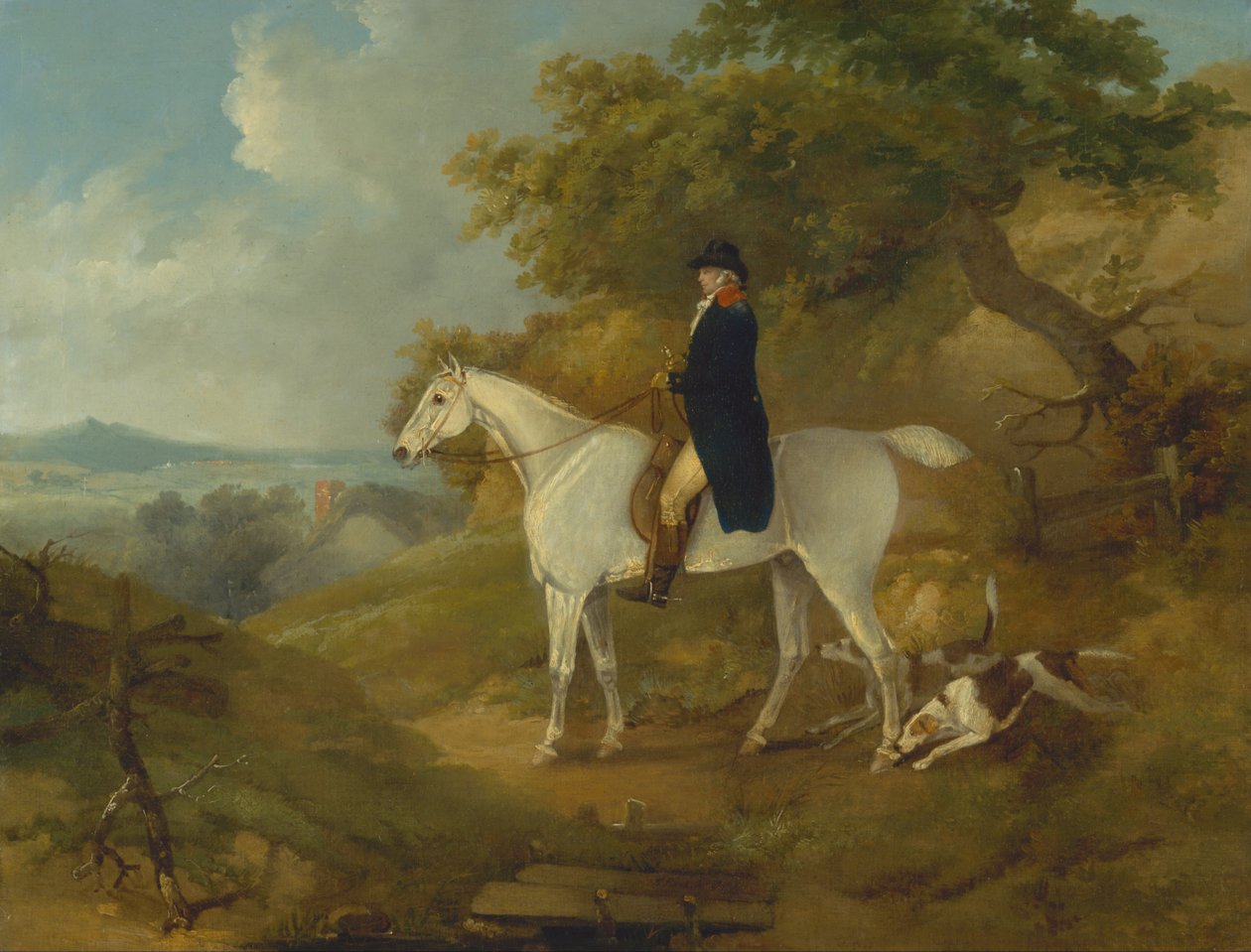 George Morland o swoim myśliwym autorstwa Thomas Hand