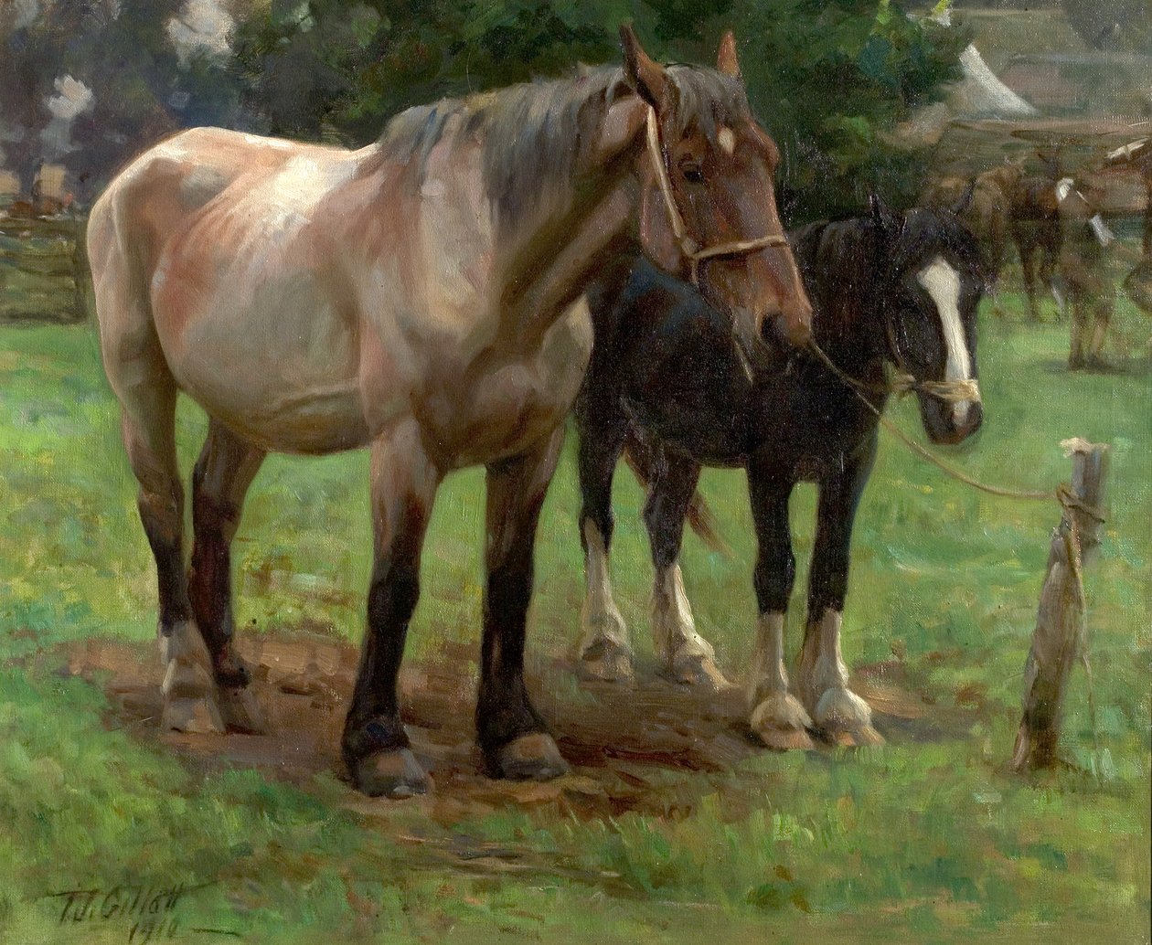 Jarmark Wiejski, 1910 autorstwa Thomas J. Gillott
