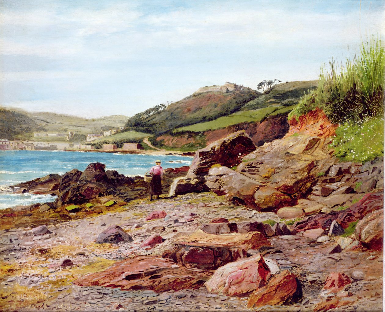 Kingsland, Kornwalia z Pickle Point autorstwa Thomas J. Purchas