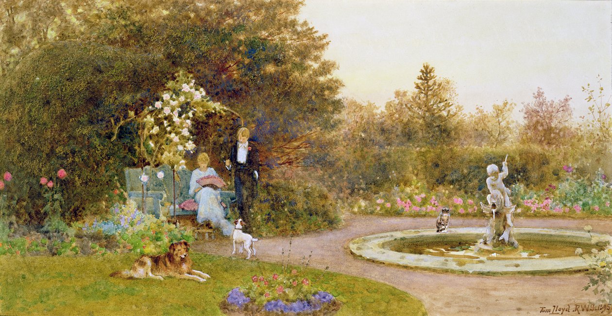 Zaręczyny, 1895 autorstwa Thomas James Lloyd