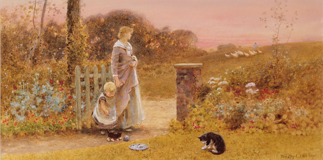 Wieczór, 1895 autorstwa Thomas James Lloyd