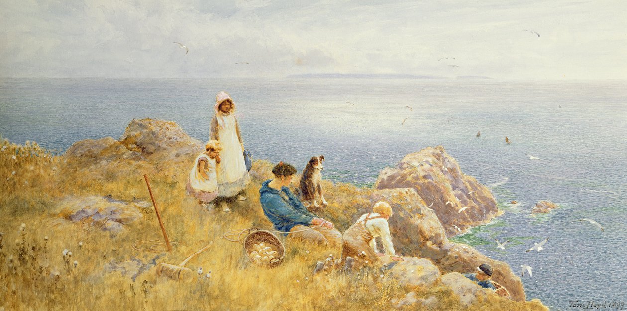 Letnia zabawa, 1899 autorstwa Thomas James Lloyd