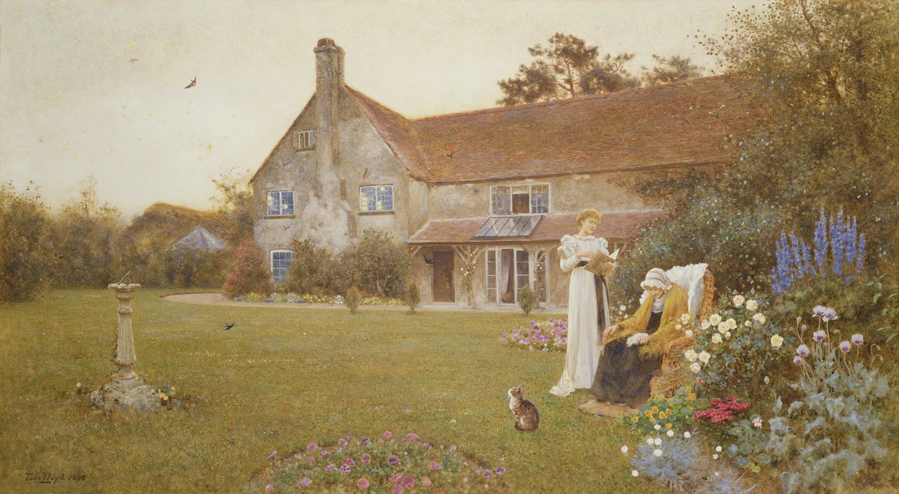 Zegar słoneczny, 1898 autorstwa Thomas James Lloyd