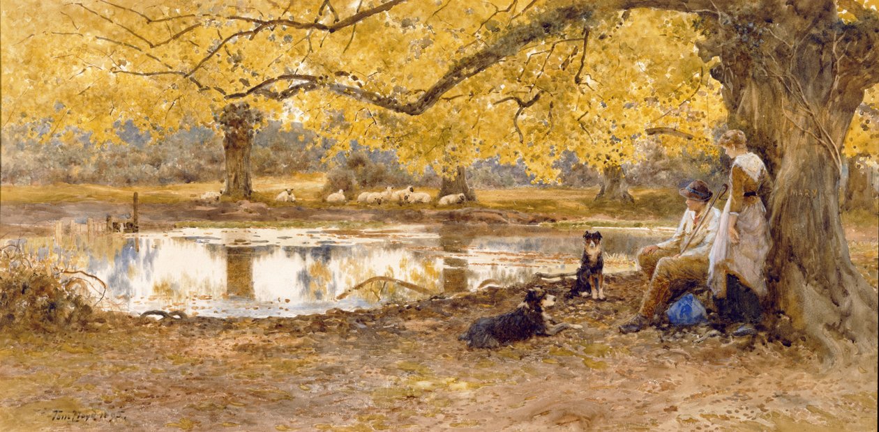 Trysting Place, 1895 (toaleta i kolor nadwozia) autorstwa Thomas James Lloyd