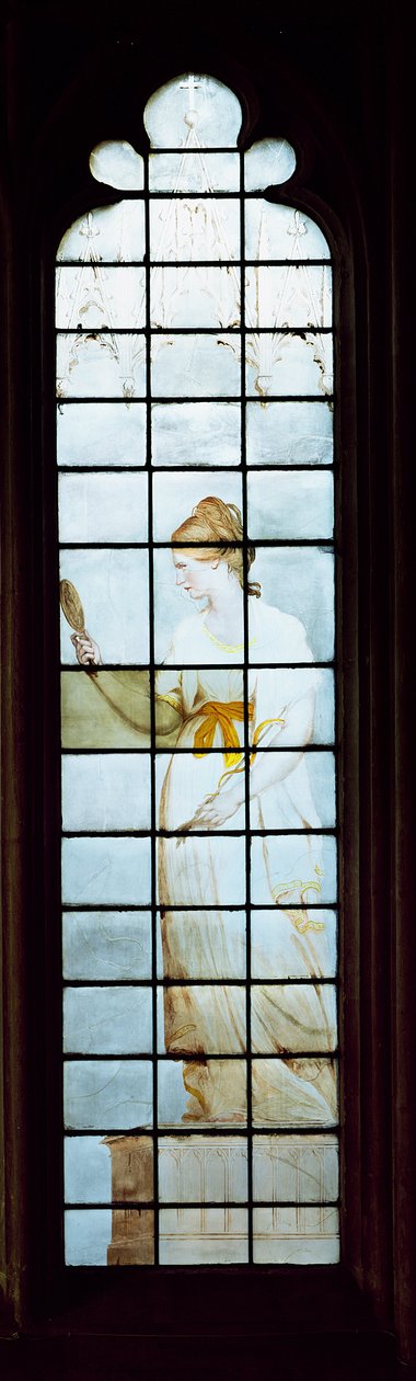 Roztropność (witraż) autorstwa Thomas Jervais