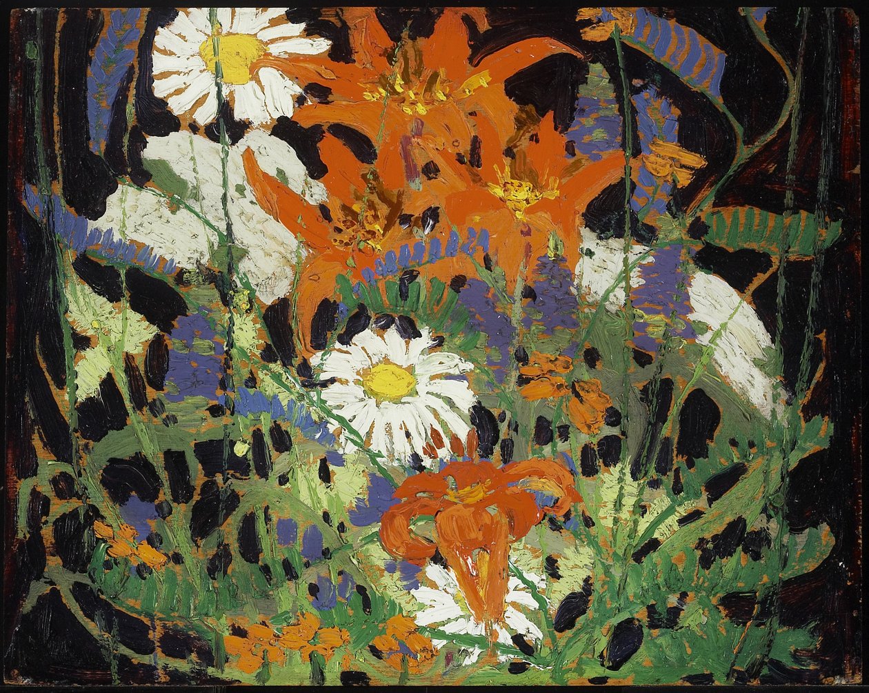 Marguerites, Lilie Leśne i Wyka, ok. 1916 r. autorstwa Tom Thomson