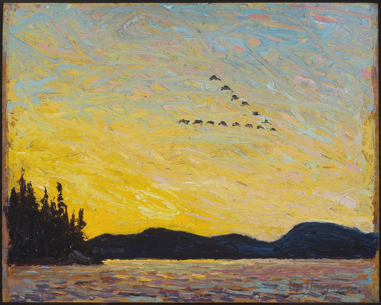 Okrągłe Jezioro, Zatoka Błotna, 1915 autorstwa Tom Thomson