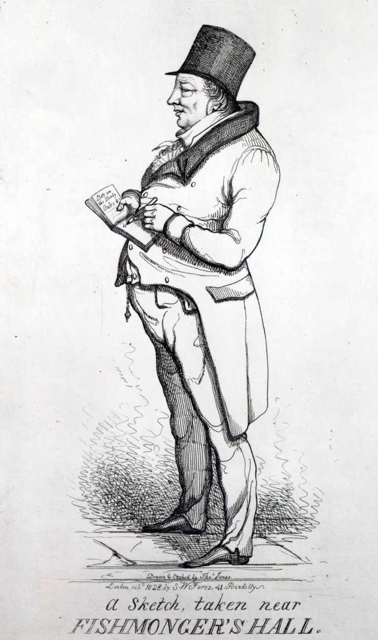 William Crockford, 1828 r. autorstwa Thomas Jones