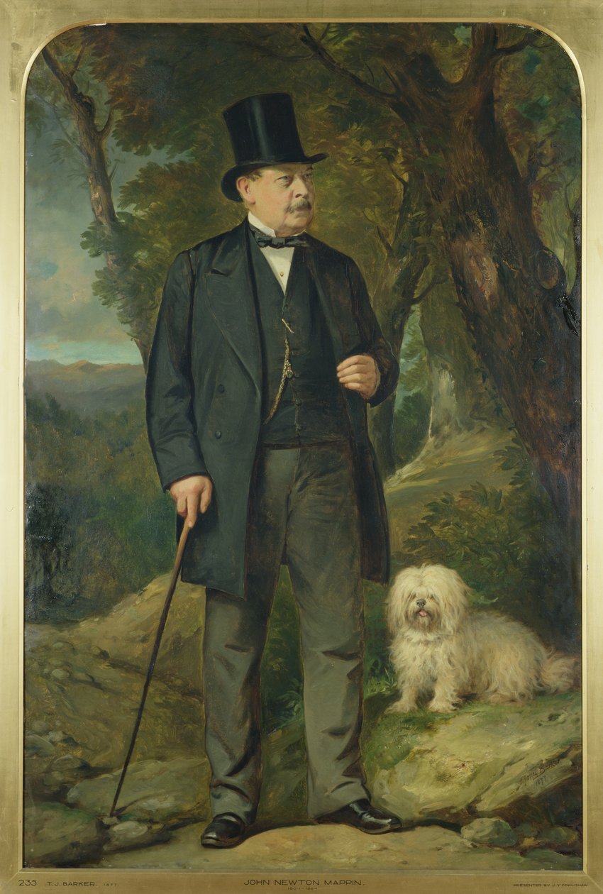 John Newton Mappin (1800-84), 1877 autorstwa Thomas Jones