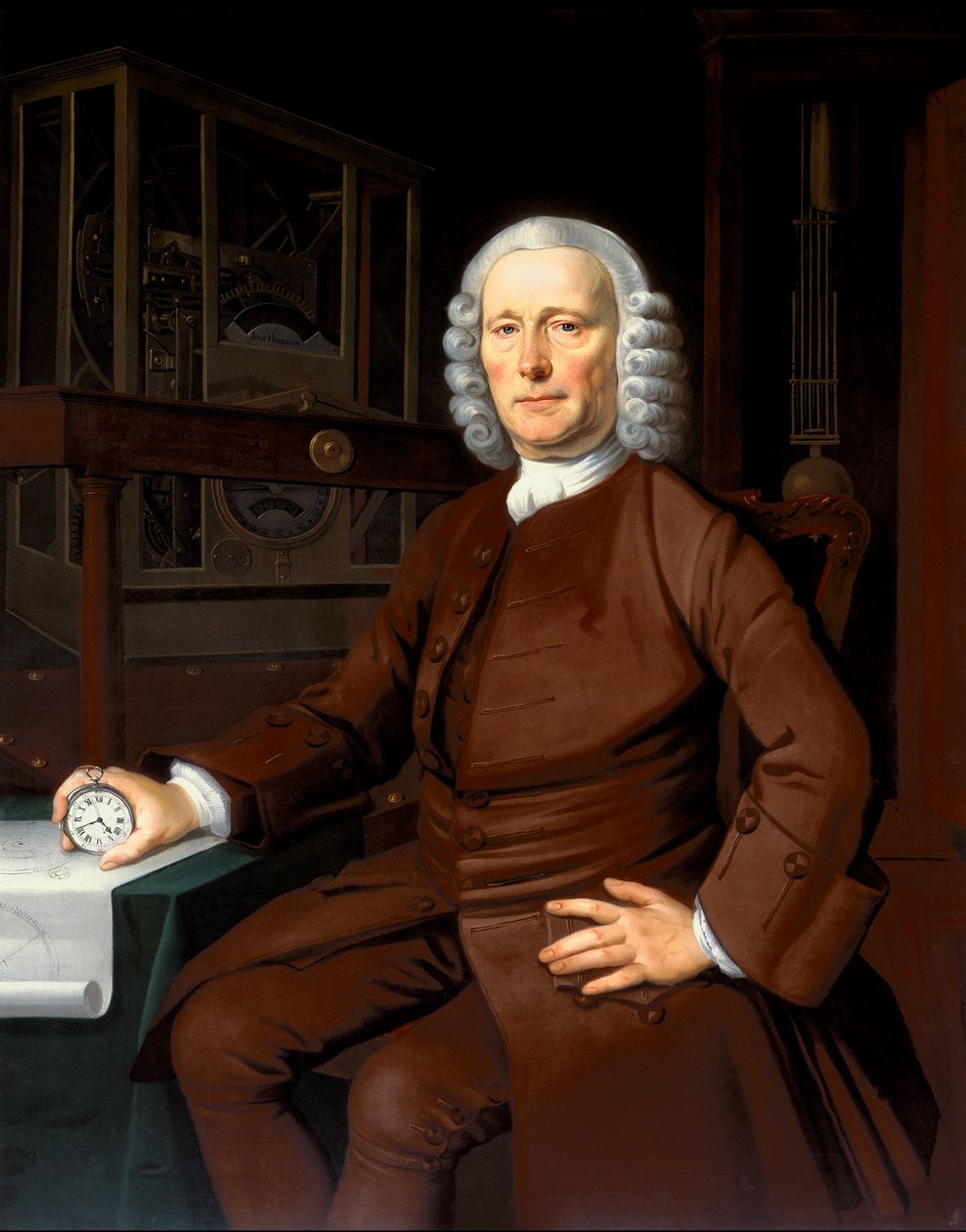 John Harrison (1693-1776) 1767 autorstwa Thomas King