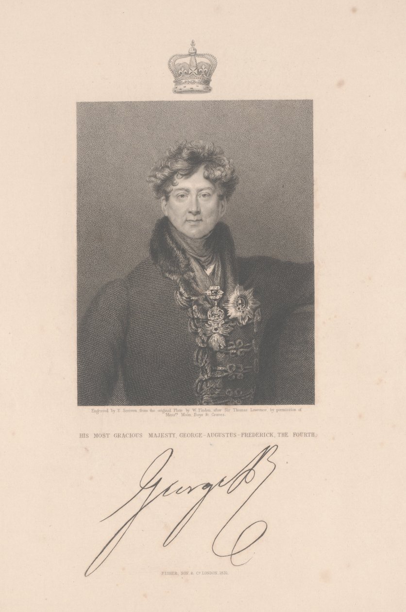 Jerzy-Augustus-Frederyk, Czwarty, 1831 r. autorstwa Thomas Lawrence