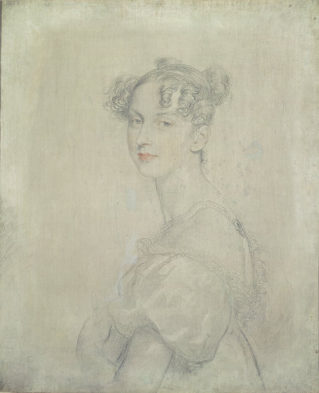 Portret księżnej Daryi Lieven (1785-1857), 1820-23 (ołówek, czerwona i biała kreda) autorstwa Thomas Lawrence