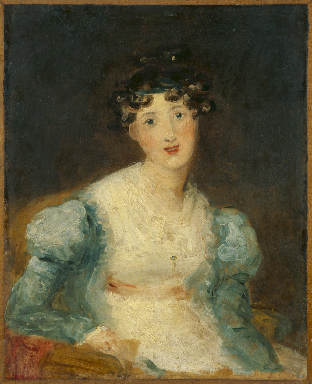 Młoda dama w pozycji siedzącej autorstwa Thomas Lawrence