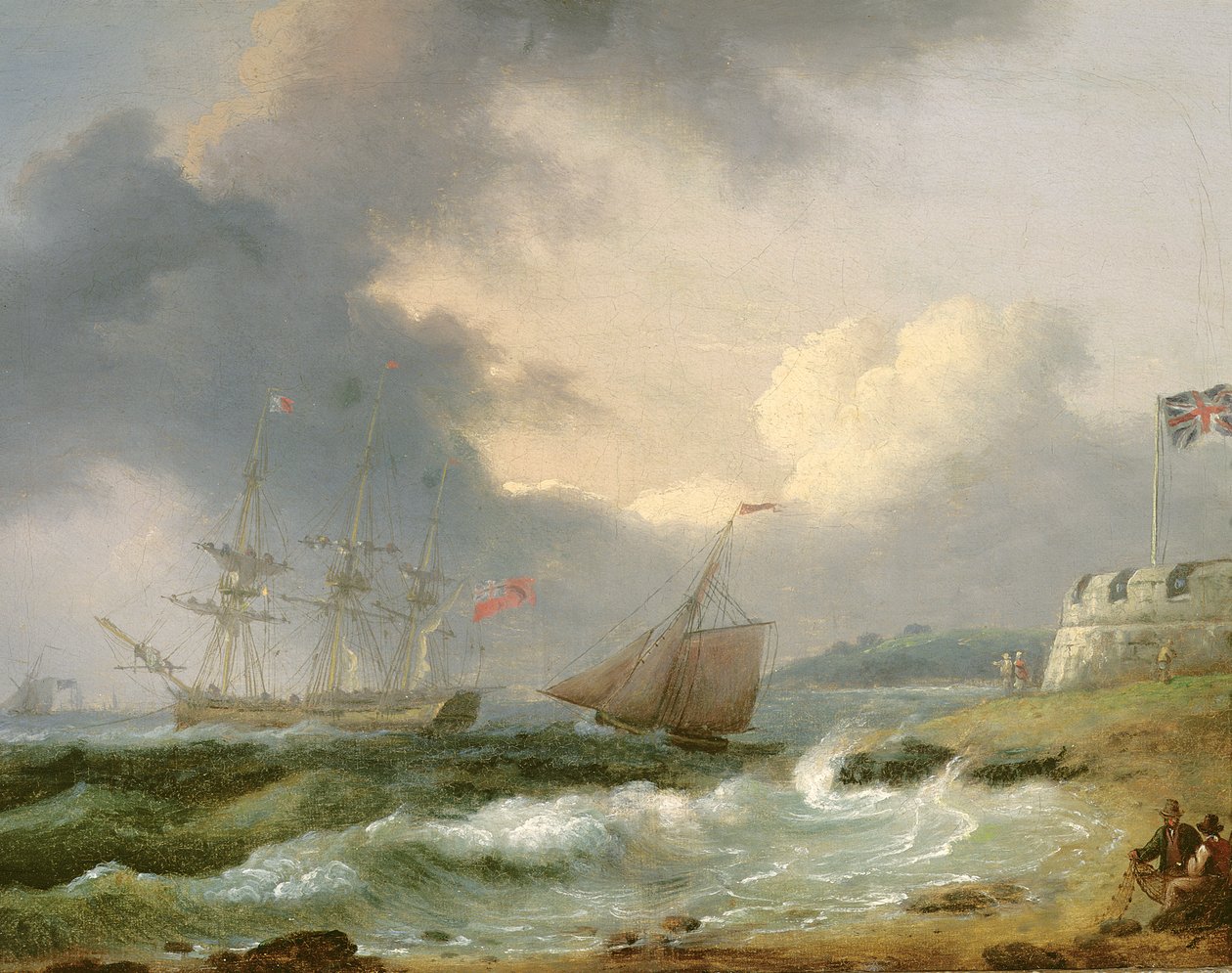 Off the Squadron, Cowes autorstwa Thomas Luny