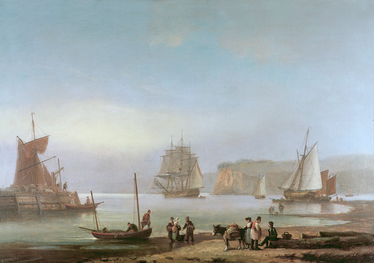 Wysyłka w ujściu rzeki autorstwa Thomas Luny