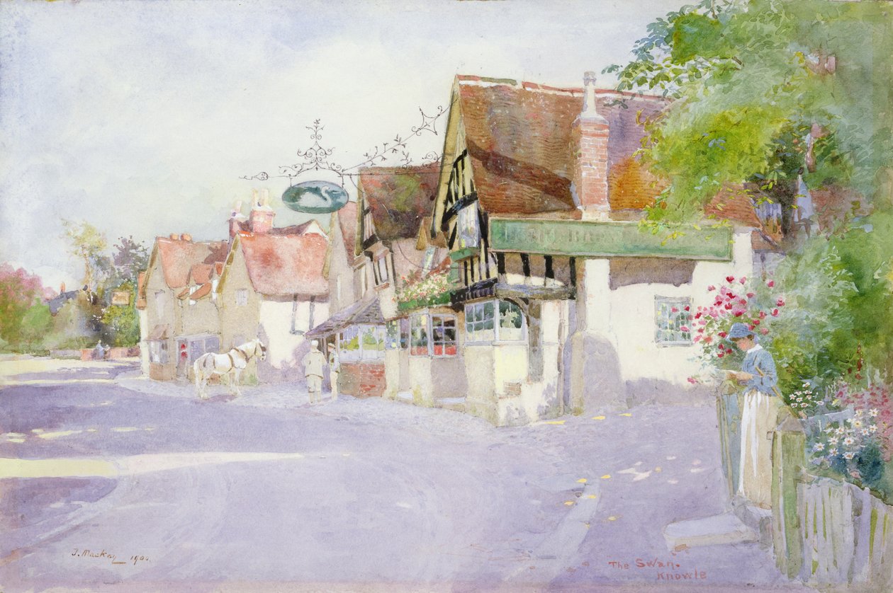 Wieś Knowle autorstwa Thomas Mackay