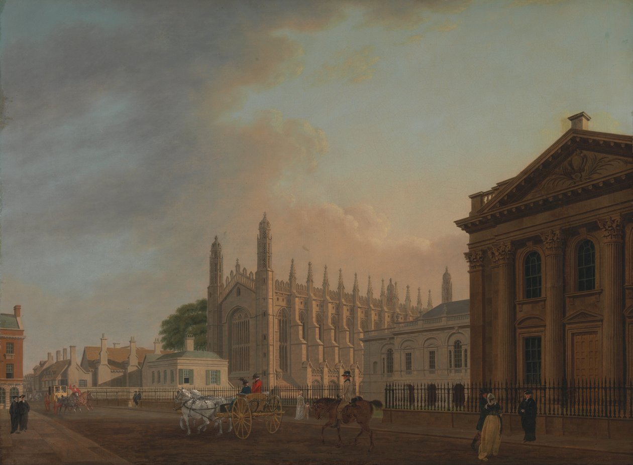 Parada Królów, Cambridge autorstwa Thomas Malton Jnr.