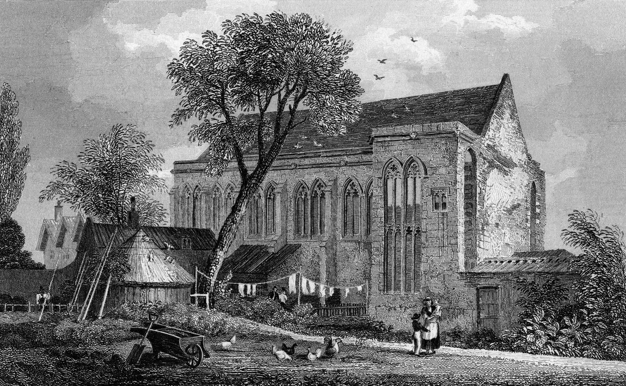 Pałac Eltham, Kent, grawerowany przez Williama Watkinsa, 1831 autorstwa Thomas Mann Baynes