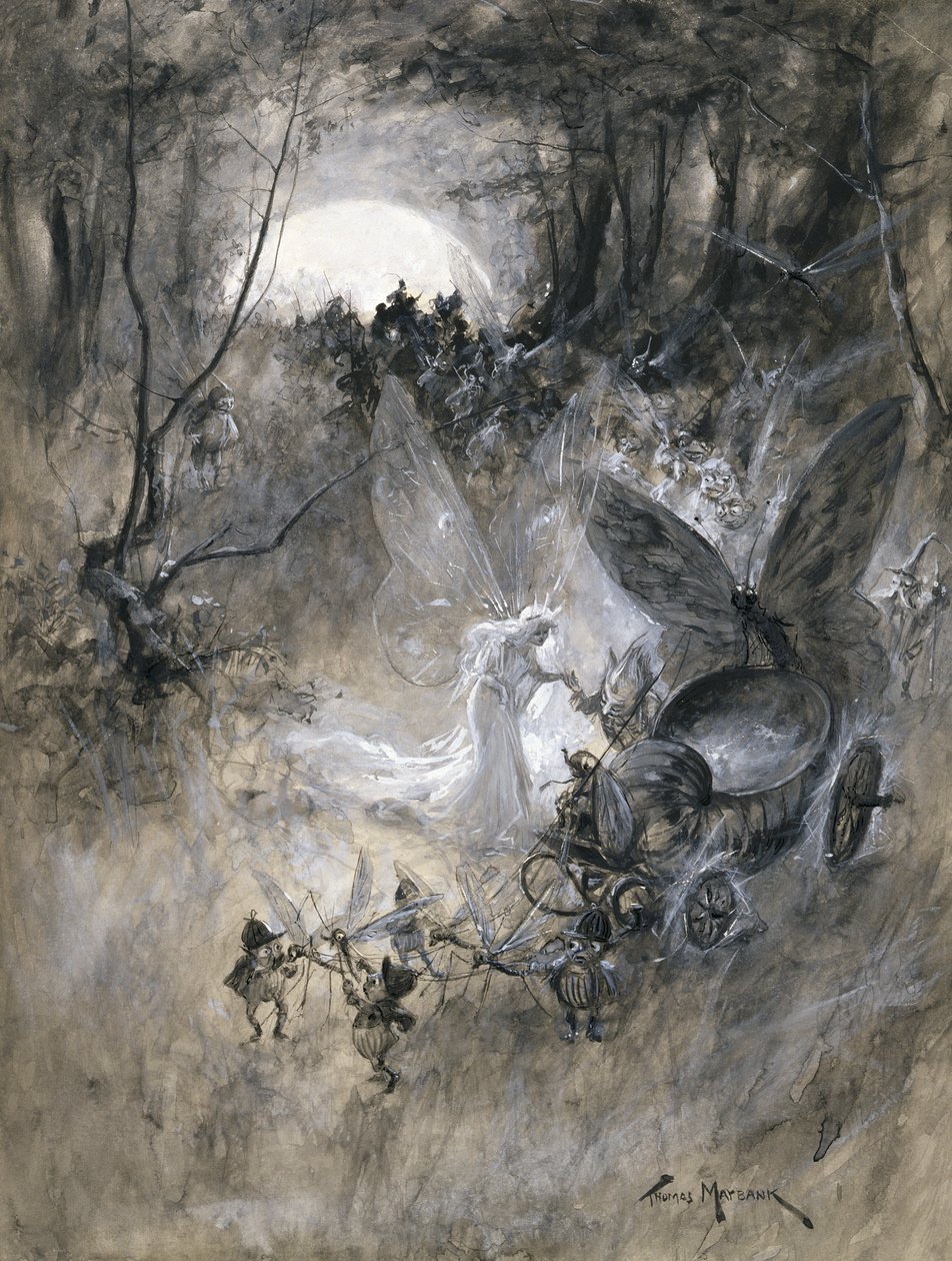 Dwór faerie, 1906 autorstwa Thomas Maybank