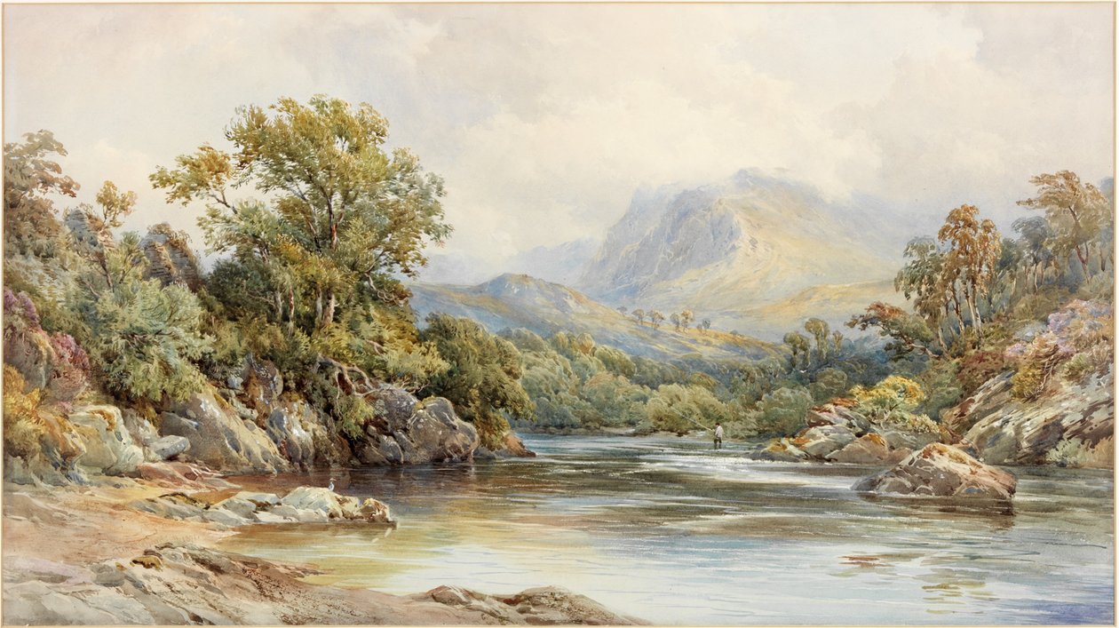 On the Tay (akwarela na papierze) autorstwa Thomas Miles II Richardson