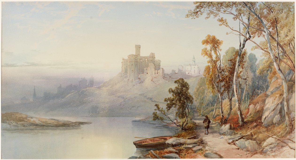 Zamek Warkworth (kolor nadwozia) autorstwa Thomas Miles II Richardson