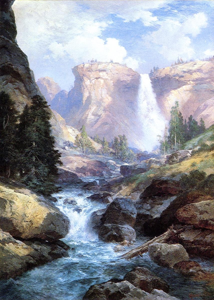  Pod Czerwoną Ścianą Wielki Kanion Arizoński autorstwa Thomas Moran