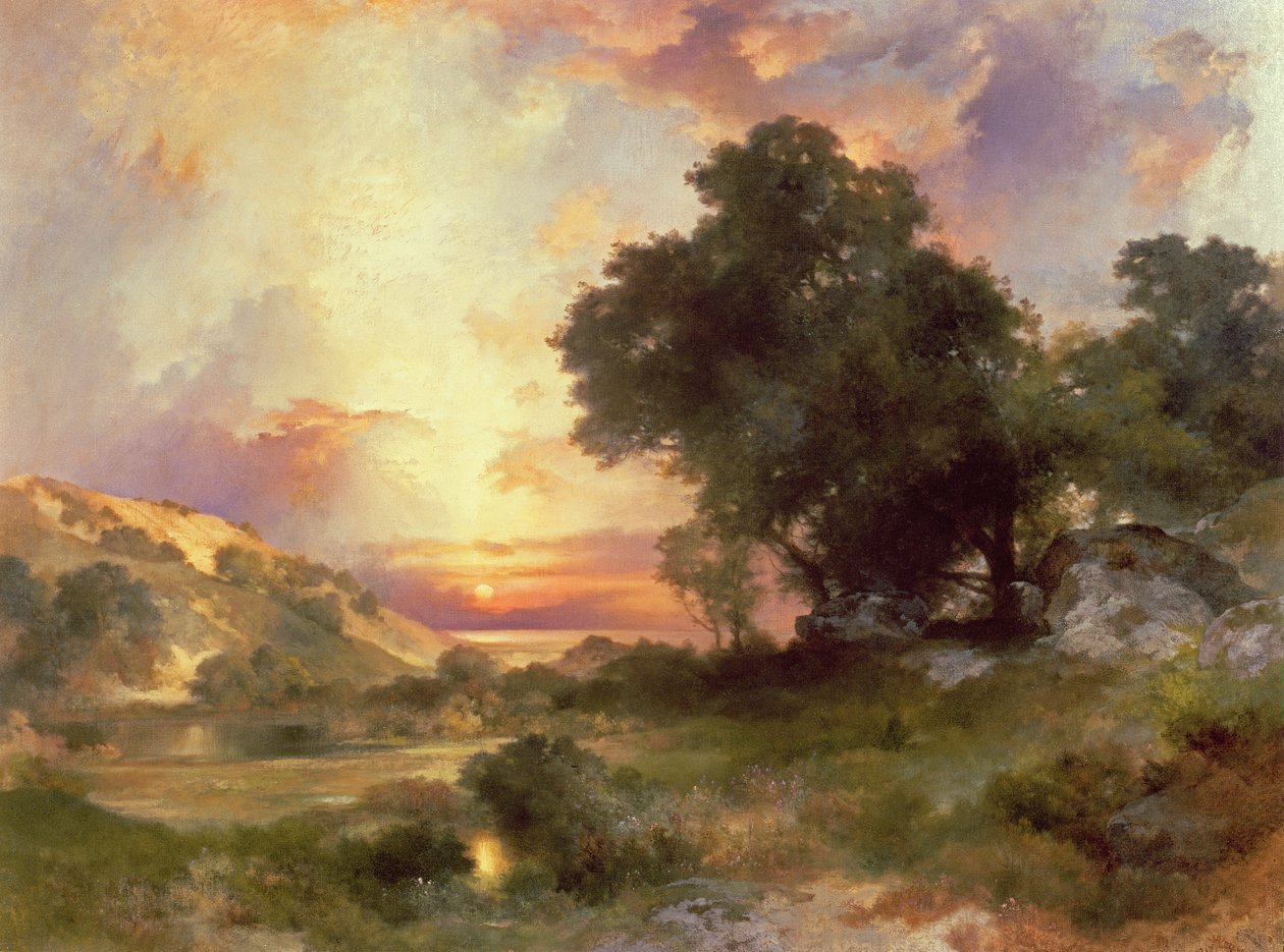 Krajobraz, 1920 autorstwa Thomas Moran