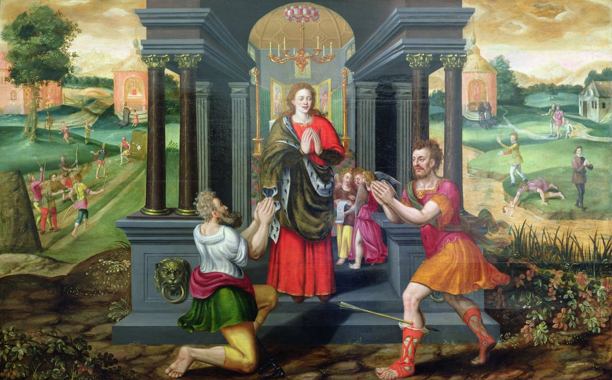 Matka Boża z Mediolanu, 1572 autorstwa Thomas Oorschote
