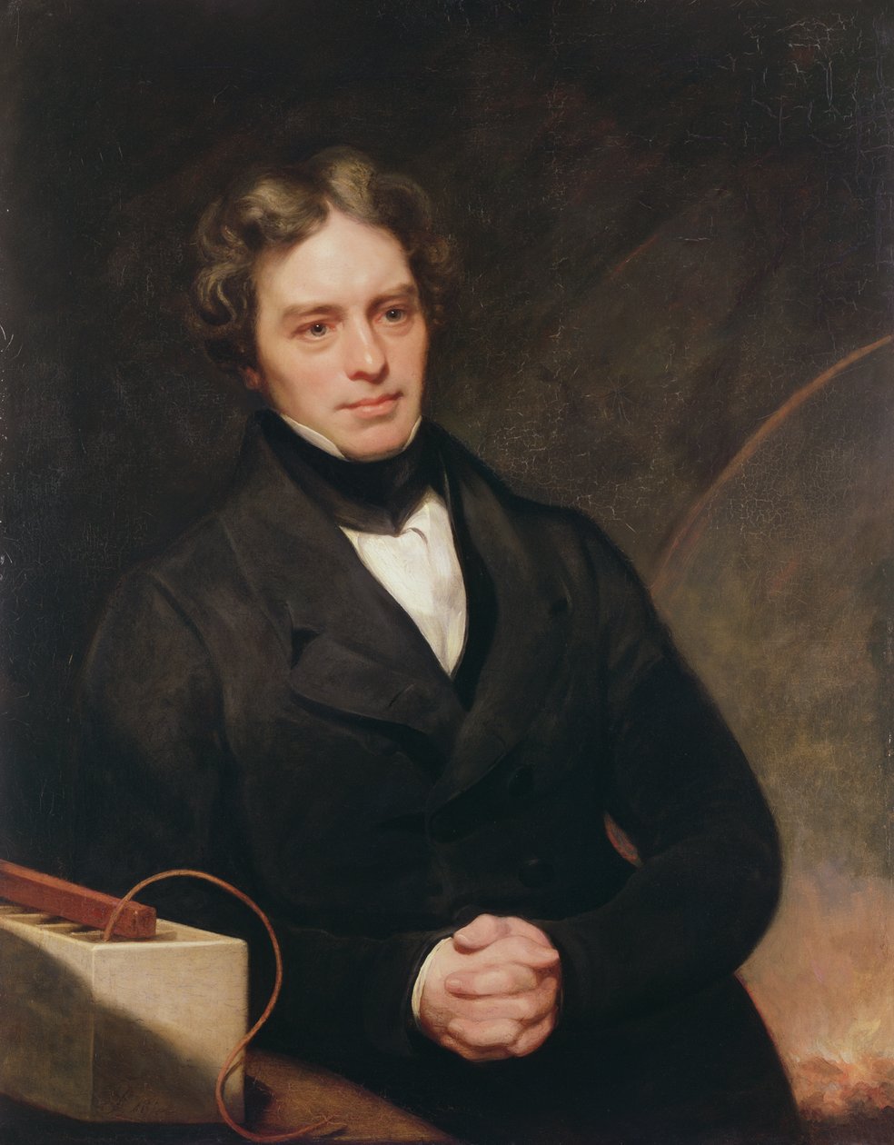 Portret Michaela Faradaya (1791-1867) 1841-42 autorstwa Thomas Phillips