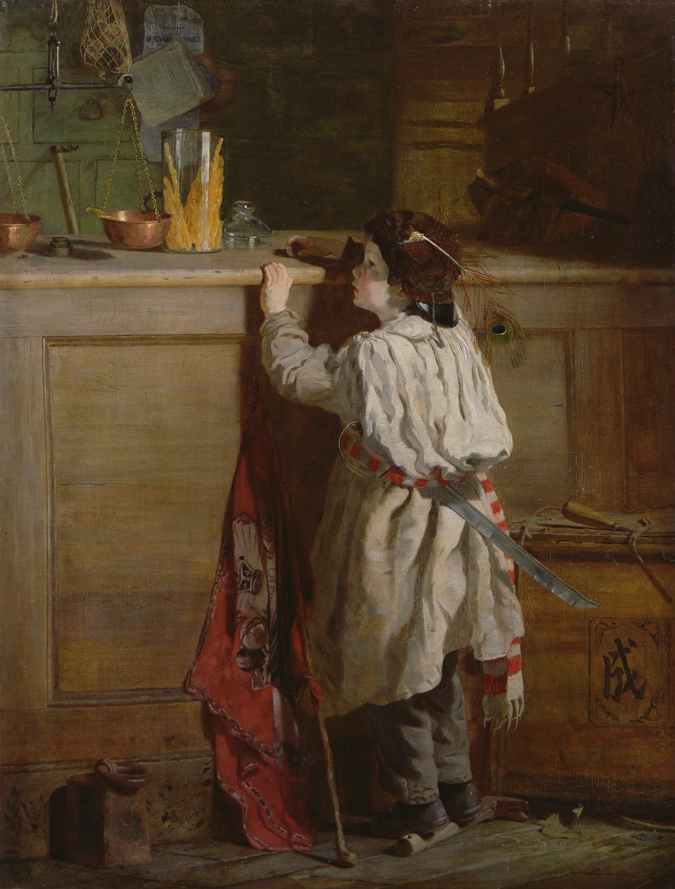Nagrody za męstwo, c.1875 autorstwa Thomas Reynolds Lamont