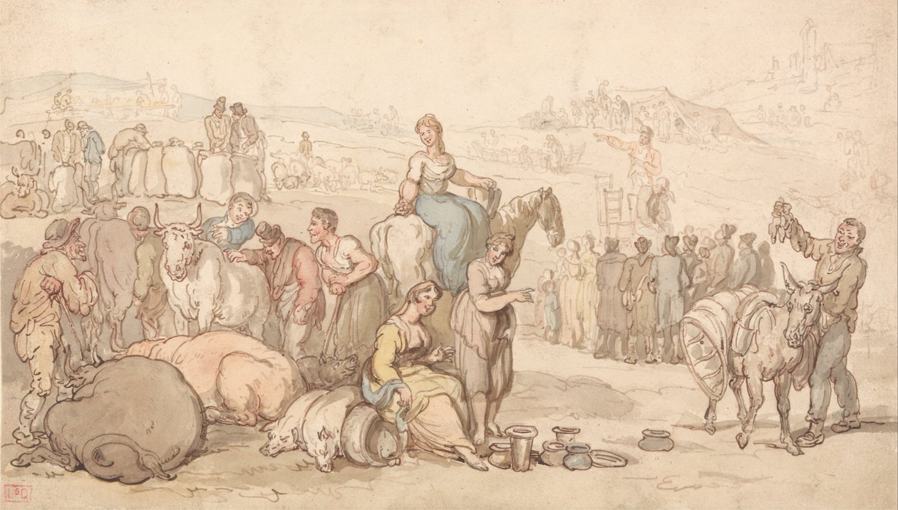 Jarmark na wsi autorstwa Thomas Rowlandson