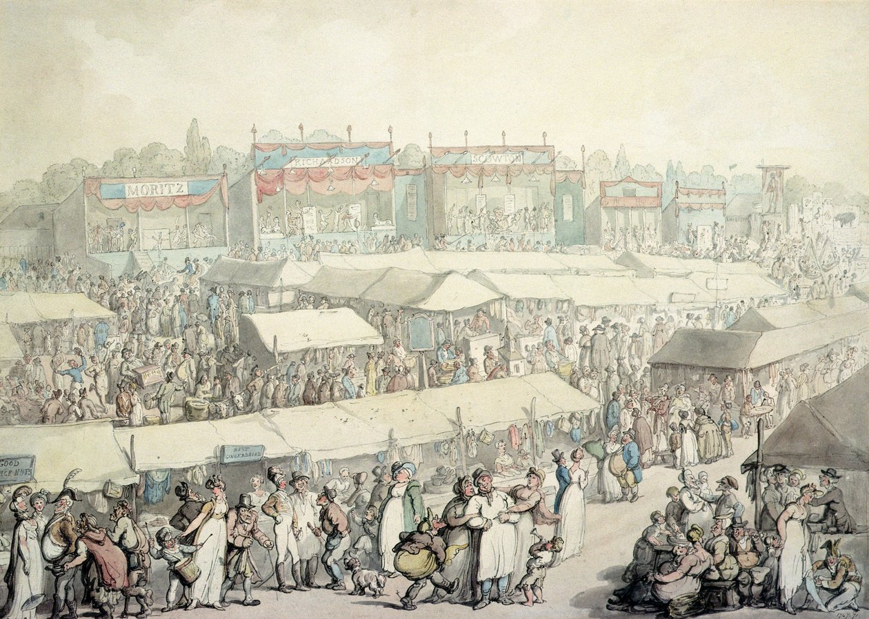 Brook Green Fair autorstwa Thomas Rowlandson