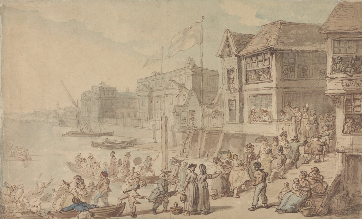 Greenwicz autorstwa Thomas Rowlandson