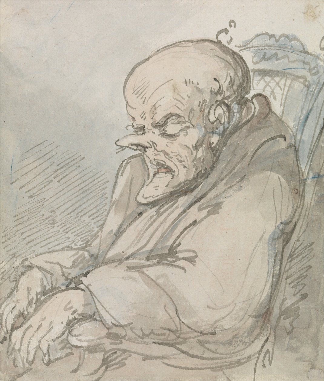 Portret starca autorstwa Thomas Rowlandson
