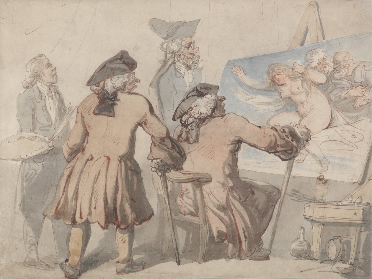 Koneserzy autorstwa Thomas Rowlandson